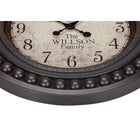 Monarch Specialties - Horloge - 20 po Rond - Horloge Murale - Brun Antique - Transitionnel-Mécanisme sans tic-tac pour une atmosphère paisible et garantie limitée de 2 ans contre tout défaut pour un fonctionnement fiable de l'horloge