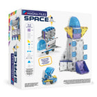 Magna-Tiles - Ensemble de construction magnétique Space 32 pièces-Innover Avec Détermination: Les ensembles MAGNA-TILES sont aimés par les constructeurs âgés de 3-99 à 24 ans et conçus pour que les enfants puissent en profiter, sans instructions ni assistance adulte. Nous préconisons le jeu significatif, c'est-à-dire : Amusant, engageant, basé sur l'expérience, dirigé par l’enfant en développement.