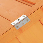 Pawhut - Grand poulailler avec pondoir - orange-Un toit en bois offre une protection contre le soleil et la pluie pour votre volaille 