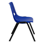 Chaise coquille marine pour enfants ergonomique et empilable de la série HERCULES avec hauteur de siège de 14 po.-Quantité de pile: 15