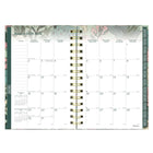Blueline - Agenda Hebdomadaire/Mensuel - 8 po H x 5 po l - Motif Verdant - Bilingue-Planificateur mensuel au début de chaque mois