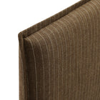 Modway - Camille Mélange de lin rembourré Tête de lit Queen size - Bande de Terre-Assemblée requise