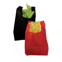 Eddie's - Sacs réutilisables non tissés pour t-shirts - 12,5" L x 23,25" H x 7" P - Noir - Paquet de 100-12,5"L x 23,25"H x 7"P