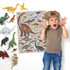 Banana Panda - Puzzlove, Dinosaures, 7 ans et +-La boîte pratique avec poignée de transport est idéale pour ranger et emporter le puzzle en déplacement