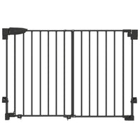PawHut - Barrière pour chien 29 po-44 po l, 29 po H, barrière pour animaux-La largeur s’ajuste de 29,3 po à 43,9 po l (74,5-111,5 cm), convient à différentes ouvertures domestiques 
