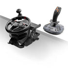 Thrustmaster - Pack de simulation agricole T128 SimTask-Steering Kit : Support de volant 100% métal avec inclinaison ajustable permettant une position à plat du volant et boule de manœuvre offrant une conduite agile à une main pour l’utilisation d’une commande d’équipement en simultané