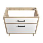 Modway - Maverick 36" Lavabo de l’armoire à vanité de la salle de bain non inclus - Oak White-7