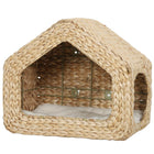 PawHut - Maison pour chat murale - étagère avec coussin lavable-Design mural qui économise de l’espace au sol, adapté aux petits appartements 