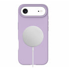 Blu Element - Étui Silicone MagSafe - pour iPhone 17 Air - Lavande-Bords surélevés pour protéger l'appareil photo et l'écran