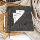 Mead - West Village Journal avec pochette 10 po H x 8 po l, 80 feuilles-Pochette de rangement intégrée : pochette intégrée à la couverture pour conserver notes, documents et rappels importants