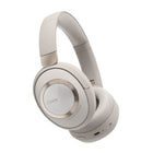Cleer Audio - Casque Bluetooth à suppression de bruit Alpha - Blanc-Alpha fournit des appels vocaux d'une clarte cristalline avec la conception de formation de faisceau à 2 micros Qualcomm cVcTM (capture de la voix claire) et la reduction du bruit du vent.