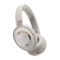 Cleer Audio - Casque Bluetooth à suppression de bruit Alpha - Blanc-Alpha fournit des appels vocaux d'une clarte cristalline avec la conception de formation de faisceau à 2 micros Qualcomm cVcTM (capture de la voix claire) et la reduction du bruit du vent.