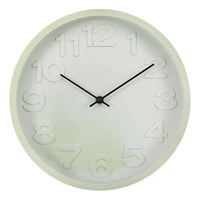 Monarch Specialties - 9117 Horloge Murale Juvénile Rond de 12" - Visage Vert Clair/Cadre Vert-Égayez votre décoration intérieure avec cette horloge murale ronde tendance de 12 pouces, dotée d'un cadran vert clair élégant et d'un cadre en plastique vert assorti qui incarne l'esthétique moderne, parfaite pour les espaces contemporains et juvéniles