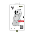TUFF8 - Étui Glide360 Mag Transparent iPhone 17 Pro-Conception innovante : un design résistant aux rayures activé par la chaleur et une couche antichoc permettent une résilience accrue
