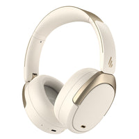 Edifier - Écouteurs circum-auriculaires sans fil WH950NB, audio Hi-Res, conception légère et pliable avec recharge rapide – Blanc-Équipé d’algorithmes intelligents de réduction de bruit active qui éliminent les sons environnants. Deux modes ANC vous permettent de choisir le niveau de réduction qui vous convient. Vous pouvez également basculer entre les modes Son ambiant et Réduction du vent pour créer l’environnement d’écoute idéal selon la situation