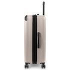 Swiss Mobility - Valsie d'enregistrement rigide 30 po de la collection JFK - Dessert Gris-Intérieur doublé avec panneau de séparation, poches pratiques et sangles de serrage pour garder le contenu organisé et en place