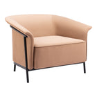 Zuo - Burry Fauteuil d’appoint - Tan-Aucun assemblage requis