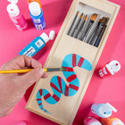 Mont Marte - Peinture acrylique Crafters Colour, ensemble de 21 pièces - Couleurs assorties-Utilisation multi-surfaces: Convient pour le papier, le carton, le bois, le MDF, le plâtre, l'argile, le styrène et la toile pour la décoration, le bricolage et les travaux manuels en général