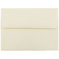 JAM Paper - Enveloppes d'invitation Strathmore A6 - 4,75 po x 6,5 po - Vélin ivoire - 50/paquet (900913185I)-Vélin ivoire
