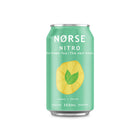 Norse Nitro - Thé infusé à froid, thé vert avec citron - 355 mL - paquet de 12-Les feuilles de thé vert de haute qualité sont trempées dans de l'eau froide, donnant à ce thé un profil plus doux