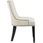 Modway - Marquis Tissu Chaise à manger Ensemble de 4 - Beige-Rembourrage en mousse dense pour le confort