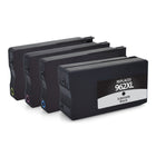 Staples - Cartouche d’encre 3JA03AN/3JA00AN/3JA01AN/3JA02AN HP 962XL remise à neuf - rendement élevé - noir/cyan/magenta/jaune - paquet de 4-Compatible avec: HP OfficeJet Pro 9010, 9010e, 9015, 9016, 9018e, 9019e, 9025, 9025e (HP 962XL) 