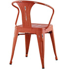 Modway - Promenade Chaise à manger Ensemble de 2 - Rouge-Capsules de pied sans marques