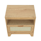 Manhattan Comfort - Table de nuit Sheridan 21,63" style mid-century moderne - Nature-Garantie limitée du fabricant de 30 jours