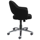 Nightingale - Chaise design Tonik - Noir-Accoudoirs entièrement rembourrés
