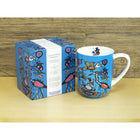 Oscardo - Tasse porcelaine « Grand River Harmony » de Cody Houle - 485 ml-Passe au micro-ondes et au lave-vaisselle - Conçu pour une utilisation quotidienne pratique et un nettoyage sans effort