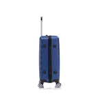 Swiss Traveller - Paddrix Hardshell 3 pièces ensemble de bagages, jantes tournantes à 360 degrés - Bleu saphir-Dimensions du bagage à main 20 » - Intérieur : 20 » de largeur x 13 » de largeur x 7,6 » de haut, extérieur : 22,8 » de largeur x 13,7 » de large x 8,2 » de h, poids : 6,17 lbs
