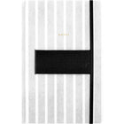 Mead - West Village Journal à élastique, 9 po H x 6 po l, noir, 80 feuilles-Porte-téléphone et fermeture : Support élastique intégré pour sécuriser votre téléphone. fermeture élastique assortie pour protéger vos notes