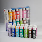 Mont Marte - Ensemble de 14 peintures acryliques Crafters Colour - Couleurs essentielles-Format généreux des tubes: Comprend 14 tubes de 60 ml, 2 oz liq. US, vous offrant plus de peinture à portée de main pour les projets de groupe, l’utilisation en classe ou les créations de plus grande envergure