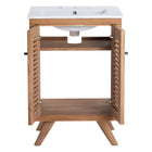 Modway - Birdie 24" Vanette de salle de bain - Blanc naturel-9