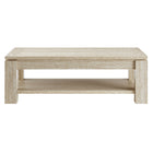 Modway - Hollis Travertin Table basse - Travertin-Assemblée requise