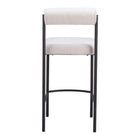 Zuo - Livorno Tabouret de comptoir - Ivory - Ensemble de 2-6