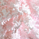 HOMCOM - Arbre de Noël artificiel fin floqué de neige artificielle 5pi-La base est amovible et pliable pour un rangement facile 