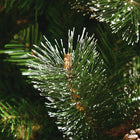 HOMCOM - Arbre de Pin Enneigé Artificiel 6 Pieds Décoration Noël avec Pommes de Pin-La base est détachable et pliable pour un rangement facile 