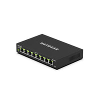 Netgear - Commutateur 8 points Gigabit Plus-Gestion flexible via une interface graphique de gestion basée sur un navigateur Web facile à utiliser ou à l'aide de l'application utilitaire basée sur PC