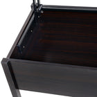 HOMCOM - Table basse moderne relevable 39 po avec compartiment de rangement caché - café-Dimensions totales : 38,5 po L x 19 po l x 17,75-26,75 po H