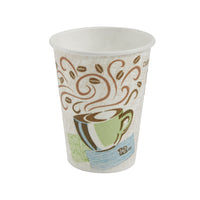 Dixie - Gobelet à boisson chaude enveloppé de papier isolé PerfecTouch - 12 oz - Paquet de 1000-Gobelet à boisson chaude de 12 oz