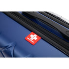 Swiss Traveller - Paddrix Hardshell 3 pièces ensemble de bagages, jantes tournantes à 360 degrés - Bleu saphir-28 » Dimension large à carreaux - Intérieur : 28 » de largeur x 18,9 » de largeur x 10,9 » de h, extérieur : 30,7 » de largeur x 19,6 » de largeur x 11,4 » de haut, poids : 8,6 lbs