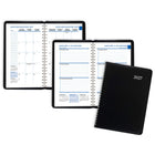 Staples - Agenda hebdomadaire/mensuel 2027 - 8 po H x 4 7/8 po l - noir - bilingue-La page d'informations personnelles comprend une section pour les informations generales, d'urgence et medicales, la page des dates à retenir et une reference de trois ans