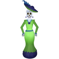 GEMMY - Figurine gonflable d'Halloween DOD Femme - 213 cm-S'illumine grâce à une lumière LED brillante et économe en énergie