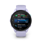 Garmin - Forerunner 70 - Lavande fraîche-Les plans d'entraînement évolutifs Garmin Coach vous aident à atteindre vos objectifs de course, de dépassement ou de forme physique grâce à des programmes adaptés quotidiennement selon votre récupération et votre santé, offrant des options allant de la course-marche pour débutants aux entraînements intensifs pour coureurs d'expérience