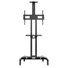 Rocelco – Chariot de téléviseur à écran plat standard VSTC, noir-Modèle universel qui convient à toutes les fixations VESA et non VESA jusqu’à 600 x 400 mm.