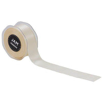 JAM Paper - Ruban de satin double face - 1 1/2" de large x 25 m - Ivoire-Couleur: Ivoire