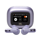 JBL - Live Beam 3 Écouteurs intra sur tige sans fil avec réduction de bruit - Mauve-Les haut-parleurs dynamiques de 10 mm des JBL Live Beam 3 profitent du Son Signature JBL. Chaque haut-parleur est parfaitement réglé pour fournir des basses profondes, des médiums équilibrés et des aigus raffinés, le tout à n’importe quel niveau de volume. Le Son Spatialisé JBL vous donne l’impression d’être à un concert, car le son peut venir de pratiquement n’importe où autour de vous