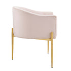Modway - Savour Touffe Performance Velvet Chaise d’accent - Rose-Rembourrage en mousse dense
