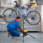 HOMCOM - Support de réparation de vélo à hauteur réglable-Support de réparation de vélo stable et robuste avec 2 pivots